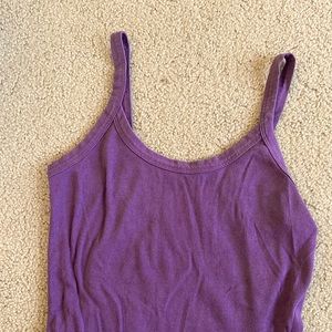 Purple tank